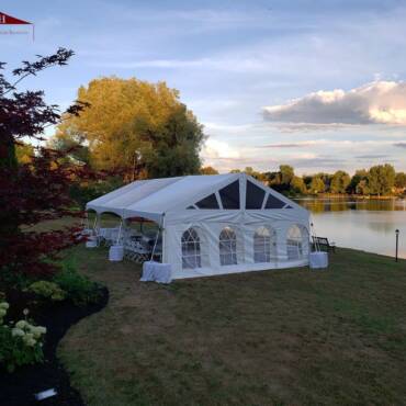 20’x40’ Frame Tent (Solid Top)