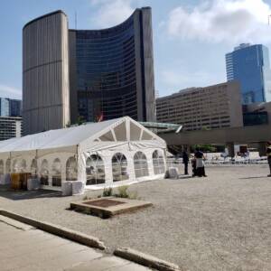 20’x75’ Frame Tent (Solid Top)