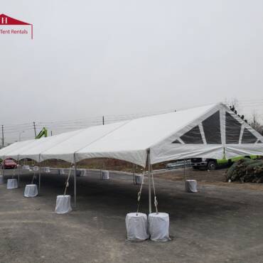 20’x125’ Frame Tent (Solid Top)
