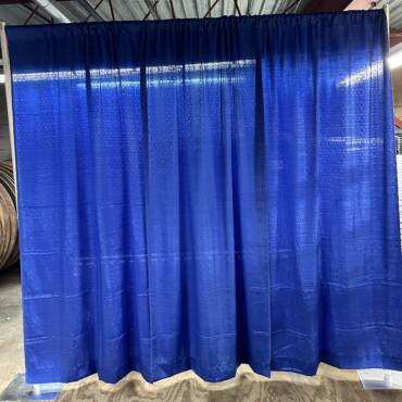 Blue Fire Retardant Banjo Cloth