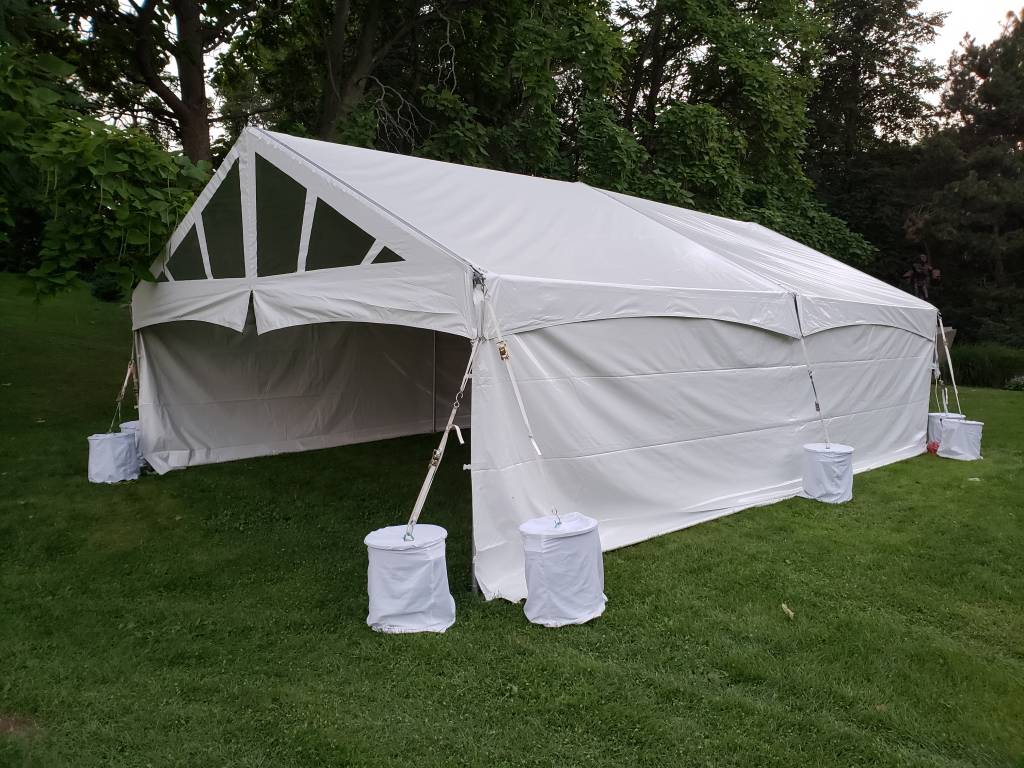 7’ & 8’ x 40’ Solid White Wall (Per ft) – JH Party and Tent Rentals