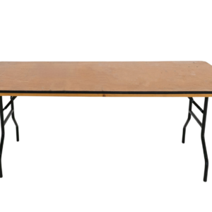 6 ft Rectangular Table (Wood)