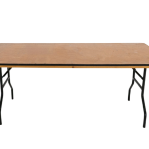 8 ft Rectangular Table (Wood)