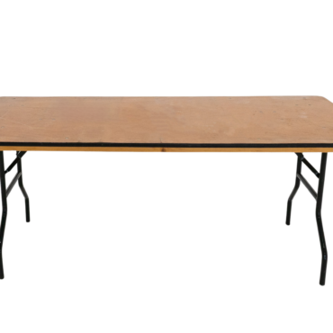 8 ft Rectangular Table (Wood)