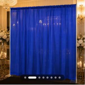Blue Fire Retardant Banjo Cloth