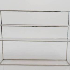 6’ Lucite White Bar Back