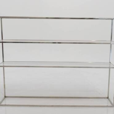 6’ Lucite White Bar Back