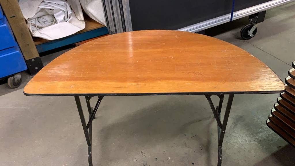 half moon table for kitchen