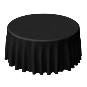 108” Round Black Table Linen
