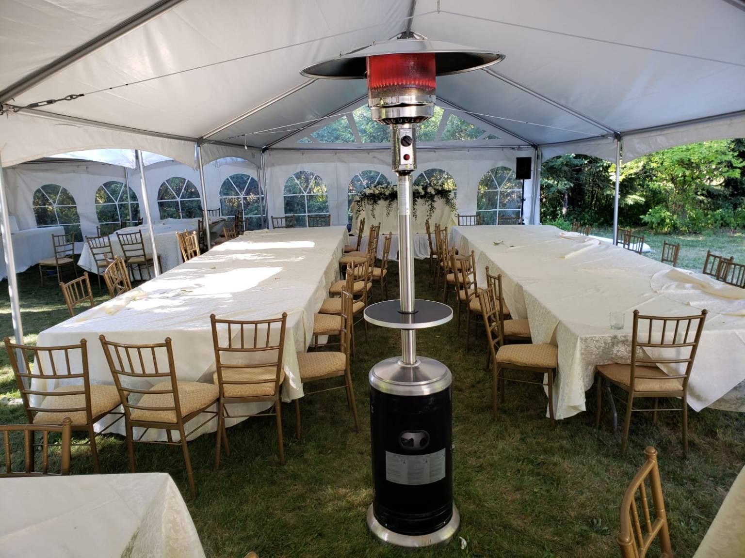 Standup Patio Heater (40,000 btn) JH Party and Tent Rentals