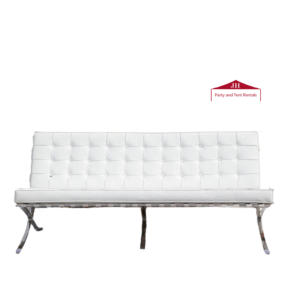 Barcelona 3 Seater Sofa (White)