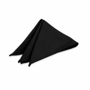 Black Linen Napkin (20"x20")
