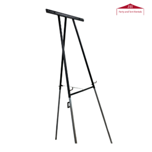 Black Adjustable Easel (20”x6’)