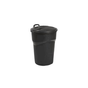 35G Black Garbage Bin