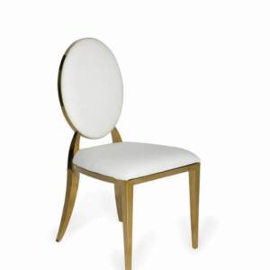 Cartier Oval Gold Chair