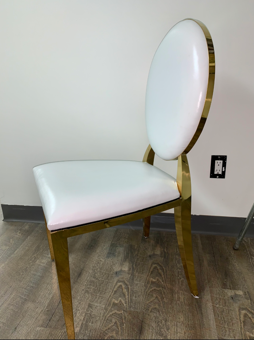 Cartier Oval Gold Chair