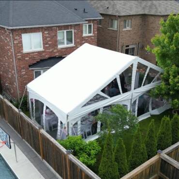 30’x15’ Frame Tent (Solid Top)