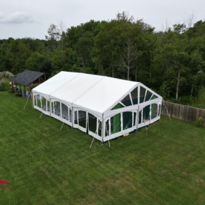 30’x50’ Frame Tent (Solid Top)