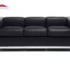 Deluxe 3 Seater Sofa (Black) - Image 2