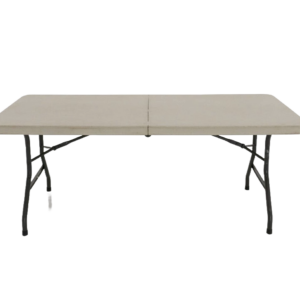 6 ft Folding Plastic Rectangular Table