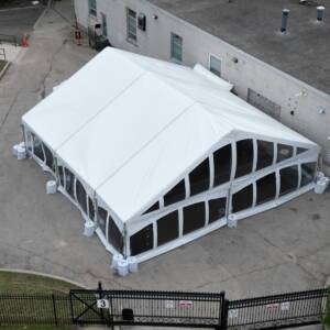 40' x 40' Frame Tent (Solid Top)