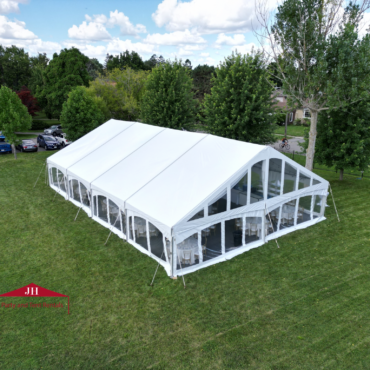 40' x 95' Solid White Top