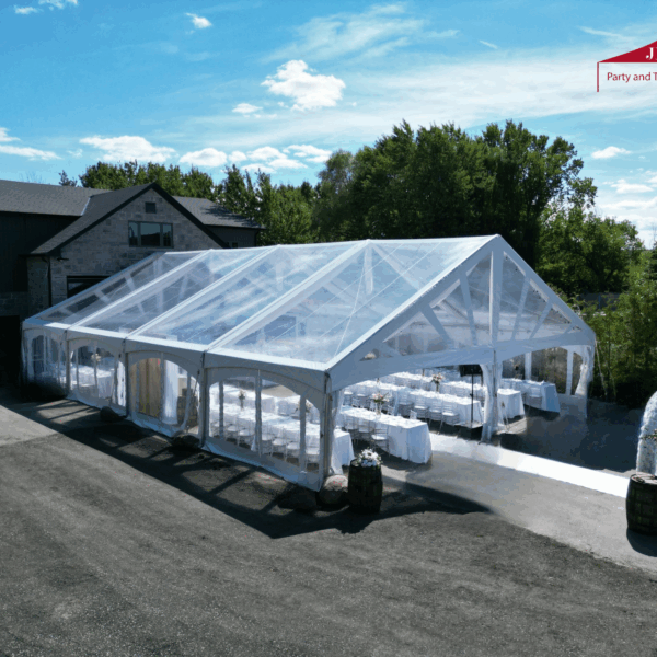 40’x60’ Frame Tent (Clear Top)