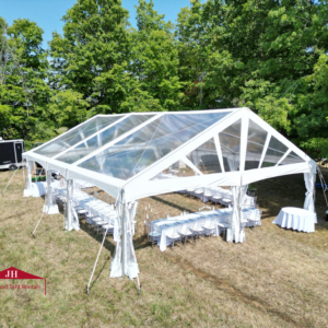 30’x70’ Frame Tent (Clear Top)