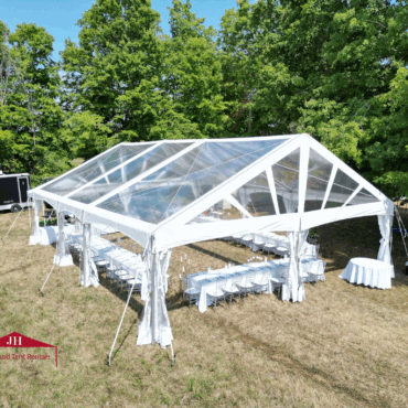 30’x80’ Frame Tent (Clear Top)