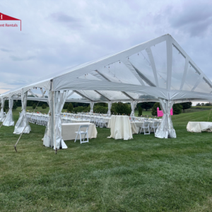 40’x55’ Frame Tent (Clear Top)