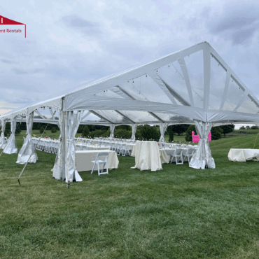 40’x40’ Frame Tent (Clear Top)