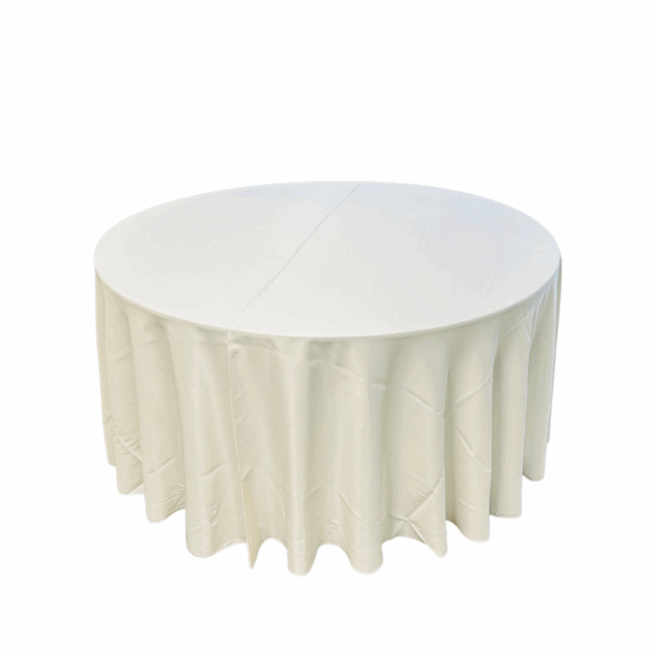 120” Round Ivory Table Linen