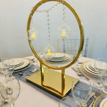 Gold Ring Centrepiece