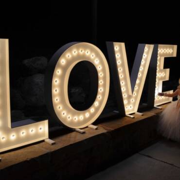 LOVE Light Up Letters