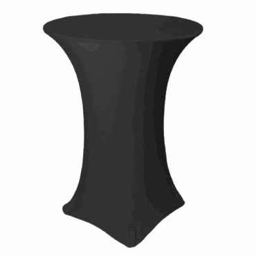 Black Spandex Cruiser Table Cover