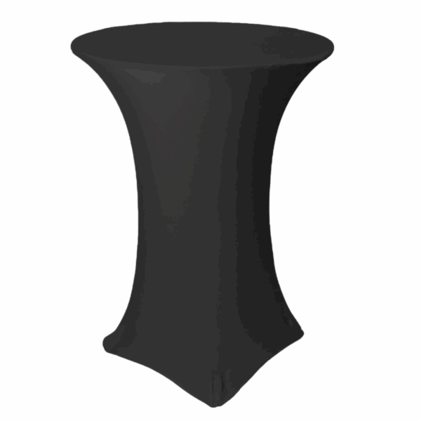 Black Spandex Cruiser Table Covers