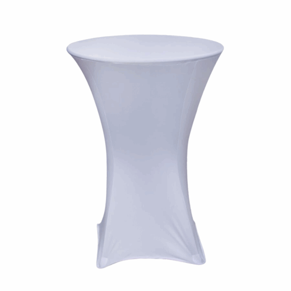 White Spandex Cruiser Table Covers