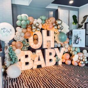 OH BABY Light Up Letters