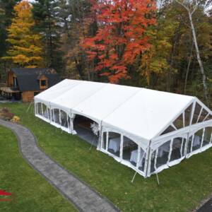 30’x65’ Frame Tent (Solid Top)