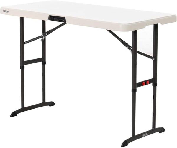 4 ft Plastic Rectangular Table (24" Width) - Image 2