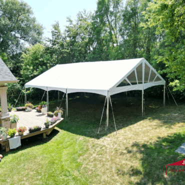 30’x40’ Frame Tent (Solid Top)
