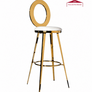 Cartier Halo Gold Bar Stool