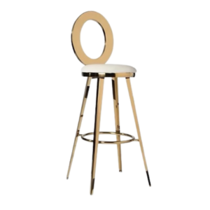 Cartier Halo Gold Bar Stool