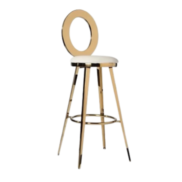 Cartier Halo Gold Bar Stool