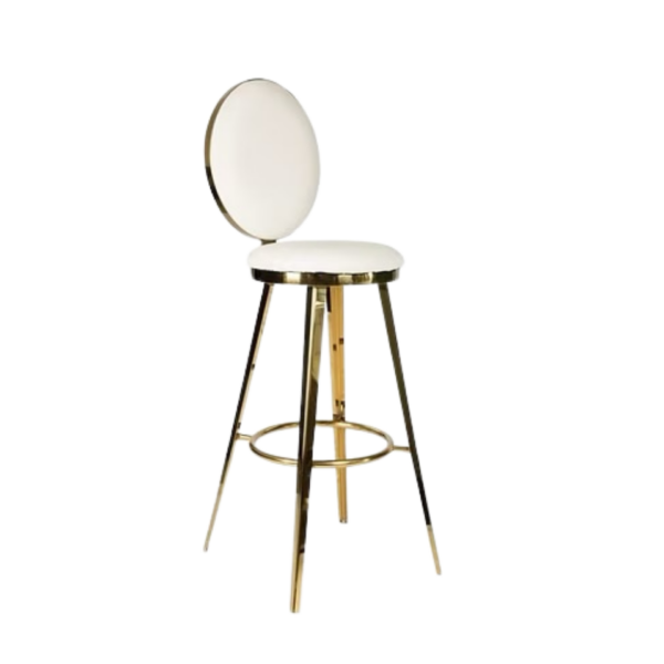 Cartier Oval Gold Bar Stool