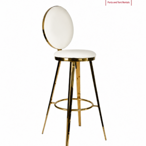 Cartier Oval Gold Bar Stool