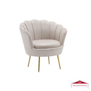 Ivory Velvet Chair