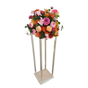 Floral Garden Clear Stand Centrepiece
