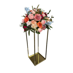 Wedding Floral Gold Stand Centrepiece