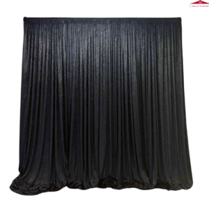 Black Velvet Wall Drape ($18 per linear feet)